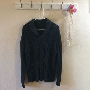 Knit pull over sweater